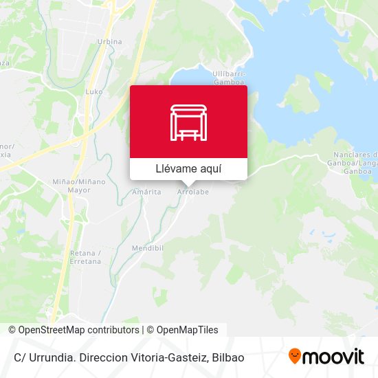 Mapa C/ Urrundia. Direccion Vitoria-Gasteiz