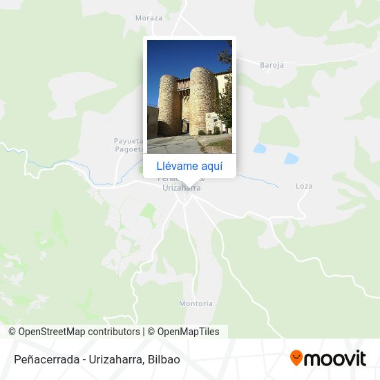 Mapa Peñacerrada - Urizaharra