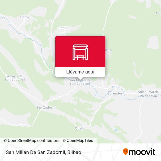 Mapa San Millan  De San Zadornil