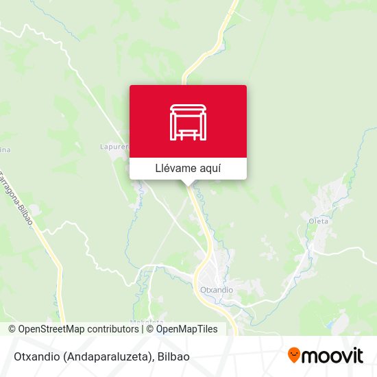 Mapa Otxandio (Andaparaluzeta)
