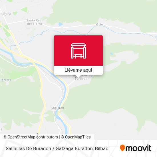 Mapa Salinillas De Buradon / Gatzaga Buradon