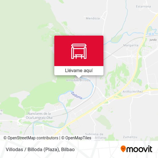 Mapa Villodas / Billoda (Plaza)