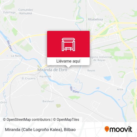 Mapa Miranda (Calle Logroño Kalea)