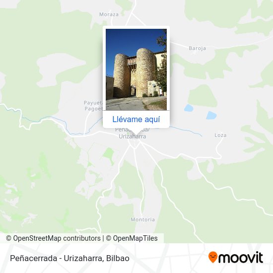 Mapa Peñacerrada - Urizaharra
