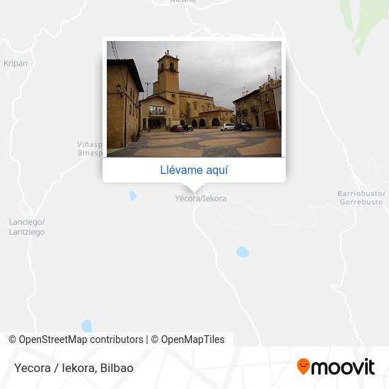 Mapa Yecora / Iekora