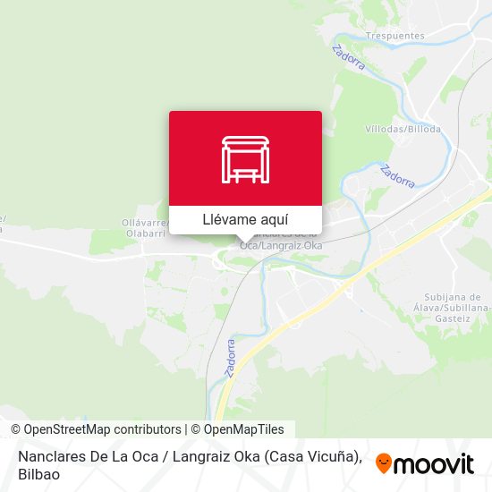 Mapa Nanclares De La Oca / Langraiz Oka (Casa Vicuña)