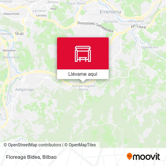 Mapa Floreaga Bidea