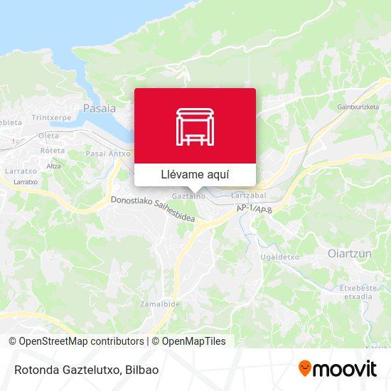 Mapa Rotonda Gaztelutxo
