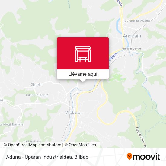 Mapa Aduna - Uparan Industrialdea
