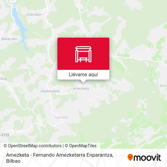 Mapa Amezketa - Fernando Amezketarra Enparantza