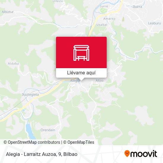 Mapa Alegia - Larraitz Auzoa, 9