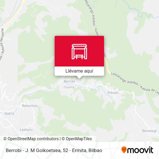 Mapa Berrobi - J. M Goikoetxea, 52 - Ermita