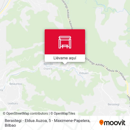 Mapa Berastegi - Eldua Auzoa, 5 - Maximene-Papelera