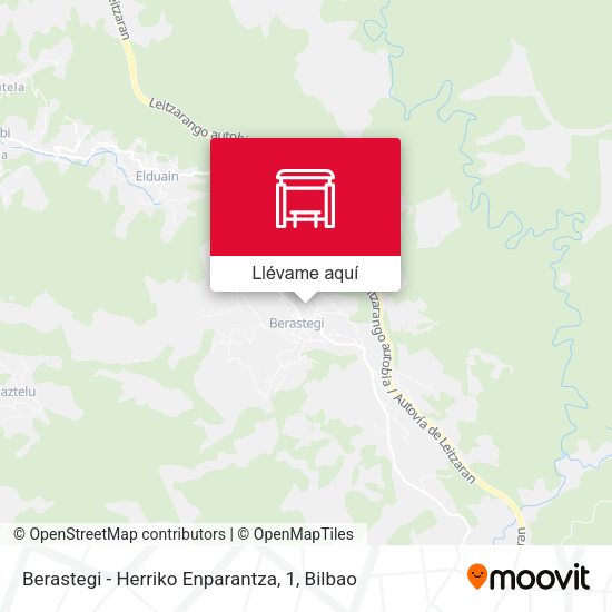 Mapa Berastegi - Herriko Enparantza, 1