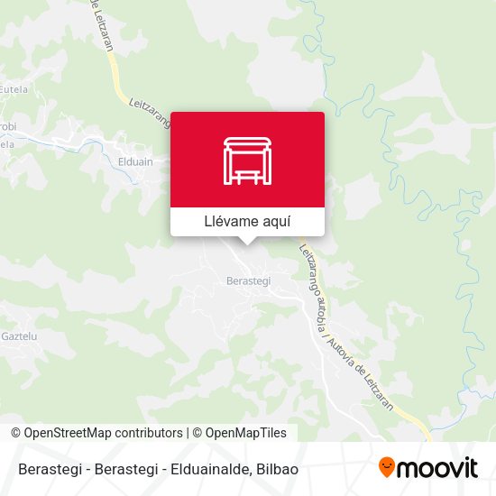 Mapa Berastegi - Berastegi - Elduainalde