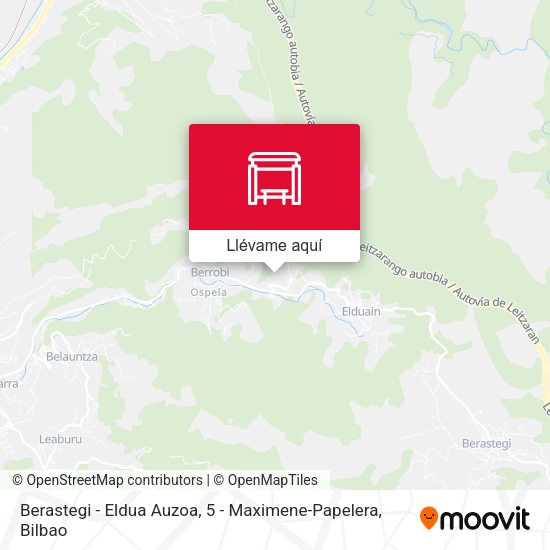 Mapa Berastegi - Eldua Auzoa, 5 - Maximene-Papelera