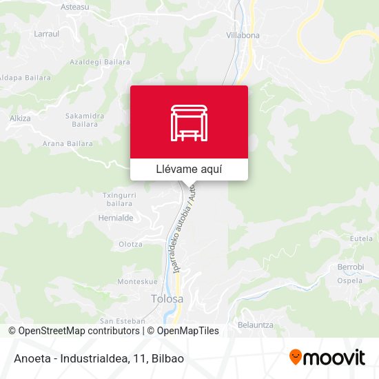 Mapa Anoeta - Industrialdea, 11