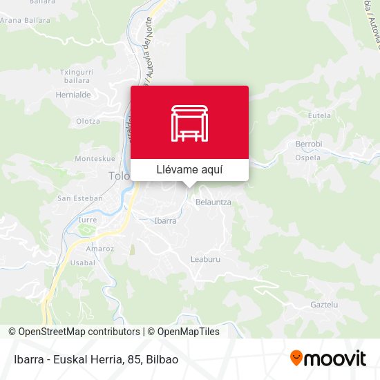 Mapa Ibarra - Euskal Herria, 85