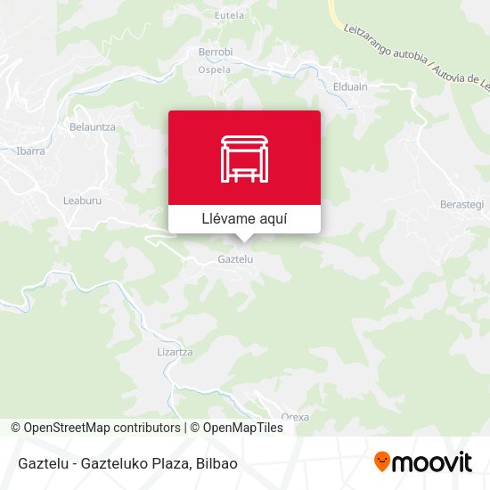 Mapa Gaztelu - Gazteluko Plaza