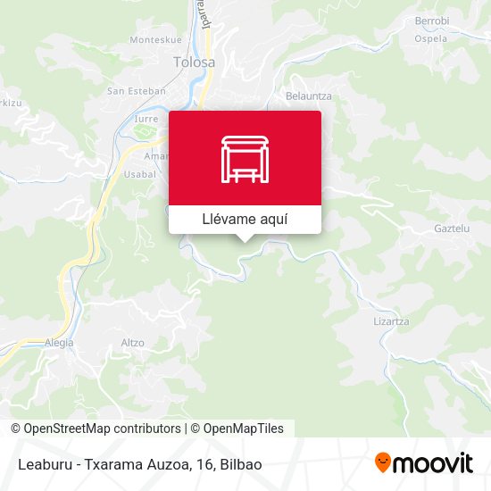 Mapa Leaburu - Txarama Auzoa, 16