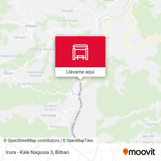 Mapa Irura - Kale Nagusia 3