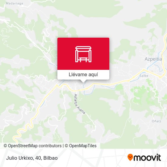 Mapa Azkoitia - Azkoitia -Julio Urkixo, 40