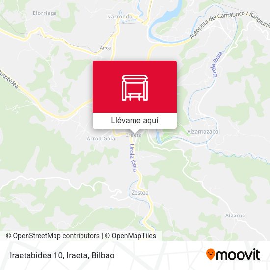 Mapa Iraetabidea 10, Iraeta