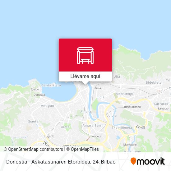 Mapa Donostia - Askatasunaren Etorbidea, 24