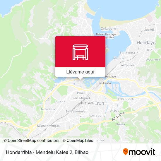Mapa Hondarribia - Mendelu Kalea 2