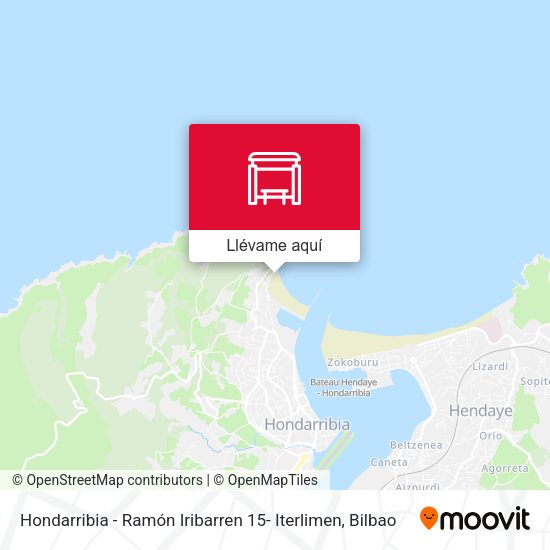 Mapa Hondarribia - Ramón Iribarren 15- Iterlimen