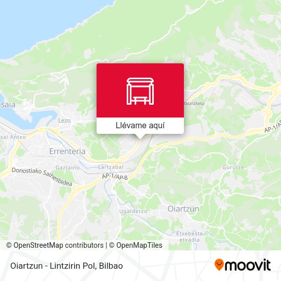 Mapa Oiartzun - Lintzirin Pol