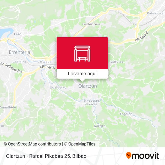 Mapa Oiartzun -  Rafael Pikabea 25