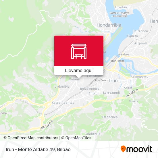 Mapa Irun - Monte Aldabe 49