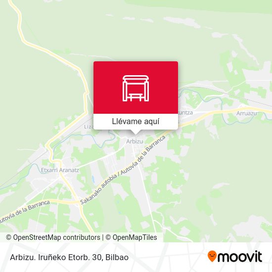 Mapa Arbizu. Iruñeko Etorb. 30