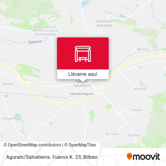 Mapa Agurain / Salvatierra. Fueros K. 23