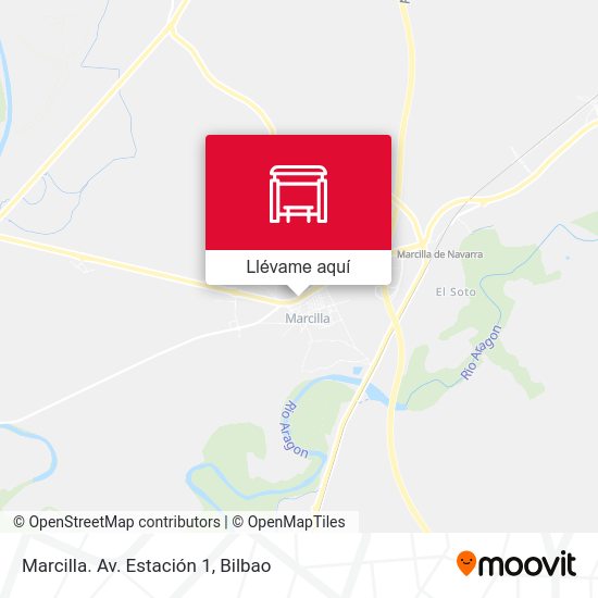 Mapa Marcilla. Av. Estación 1