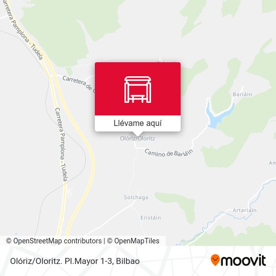 Mapa Olóriz/Oloritz. Pl.Mayor 1-3