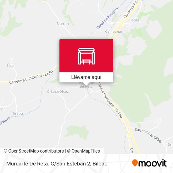 Mapa Muruarte De Reta. C / San Esteban 2