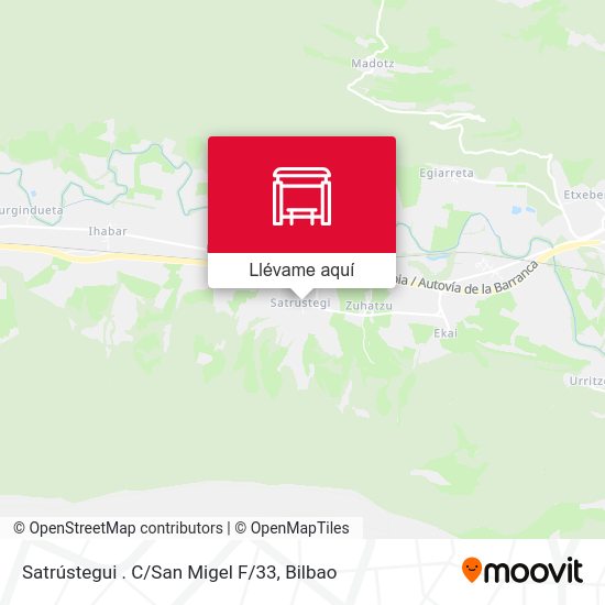 Mapa Satrústegui . C/San Migel F/33