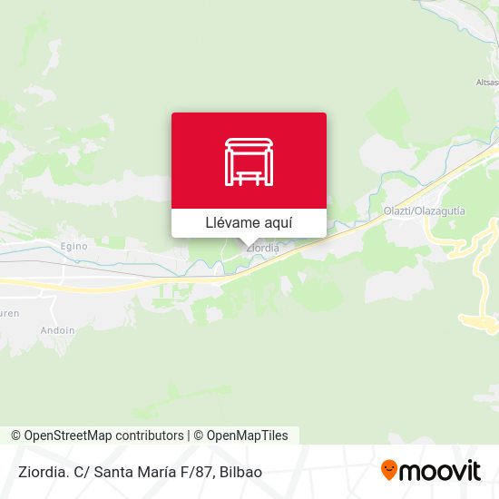 Mapa Ziordia. C/ Santa María F/87