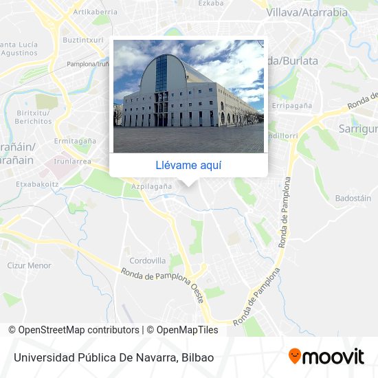 Mapa Universidad Pública De Navarra