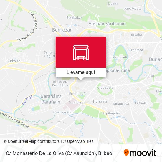 Mapa C/ Monasterio De La Oliva (C/ Asunción)
