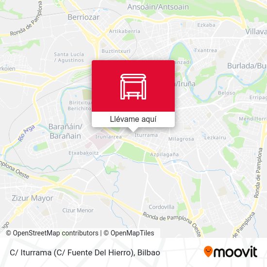 Mapa C/ Iturrama (C/ Fuente Del Hierro)
