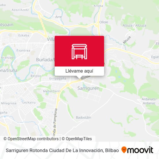 Mapa Sarriguren Rotonda Ciudad De La Innovación