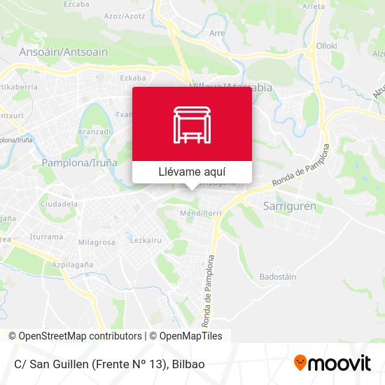 Mapa C/ San Guillen (Frente Nº 13)