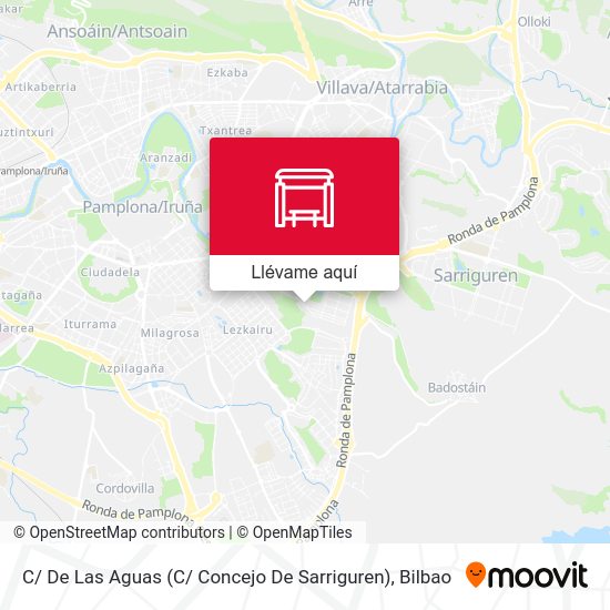 Mapa C/ De Las Aguas (C/ Concejo De Sarriguren)
