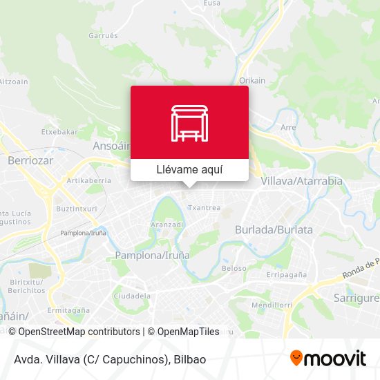 Mapa Avda. Villava (C/ Capuchinos)