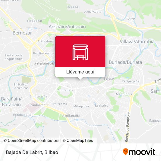 Mapa Bajada De Labrit