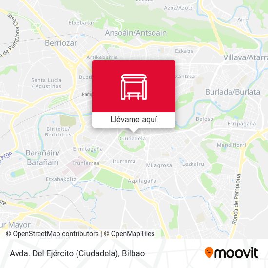 Mapa Avda. Del Ejército (Ciudadela)