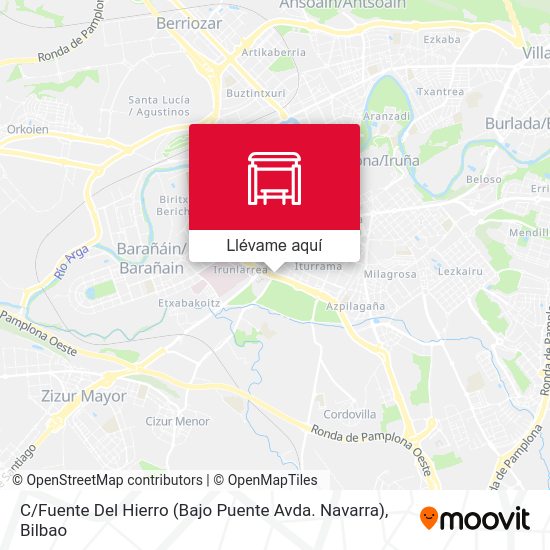 Mapa C / Fuente Del Hierro (Bajo Puente  Avda. Navarra)